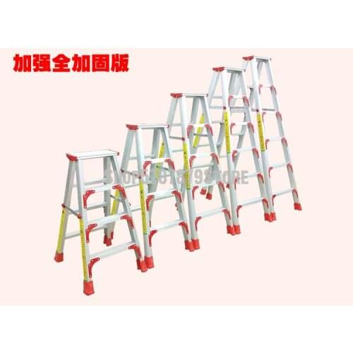 Ladder Postal Widening And Thickening 2m Aluminum Alloy Engineering Herringbone Household Folding Five Step Ladder