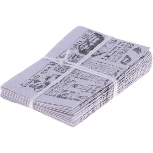 1Set 1/12 Dollhouse Miniature Accessory Newspaper Newsprint Life Scenes Decor