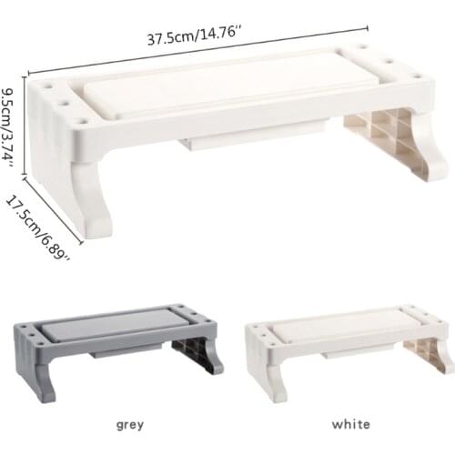 Multi-function Desktop Monitor Stand Computer Screen Riser Shelf Plinth Strong M68E