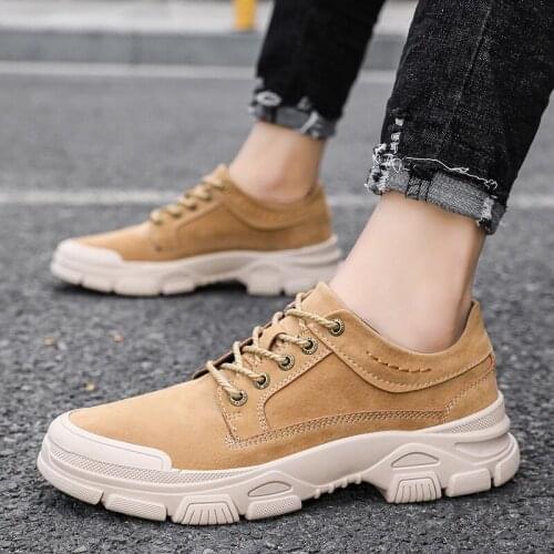 Mens Shoes Leather casual oxfords Shoes lace up fashion Casual Mens Shoes breathable Man Shoes Leather Casual Shoes men