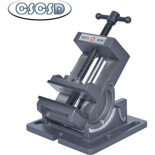 Inclinable Guide Rod Angle Flat Vice Drilling Machine Bench Drill With 90 Degree Angle Small Vise 3 inch