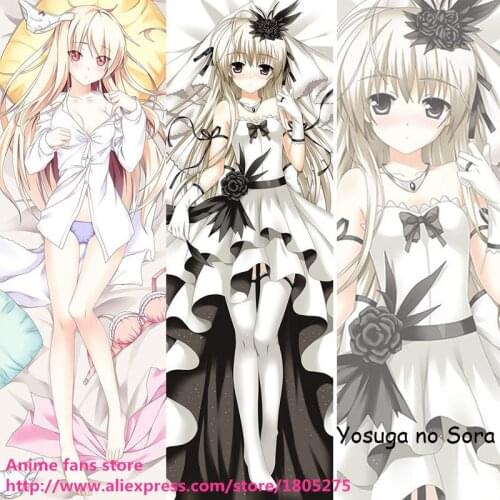 Anime Pillowcase Yosuga no Sora Kasugano Sora lovely wedding dress decorative Hugging Body Pillow Case Bedding