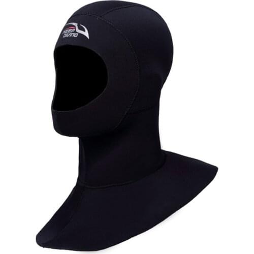 Neoprene Scuba Diving Hood With Shoulder Snorkeling Equipment Hat Cap Winter Swim Warm Wetsuit Spearfishing