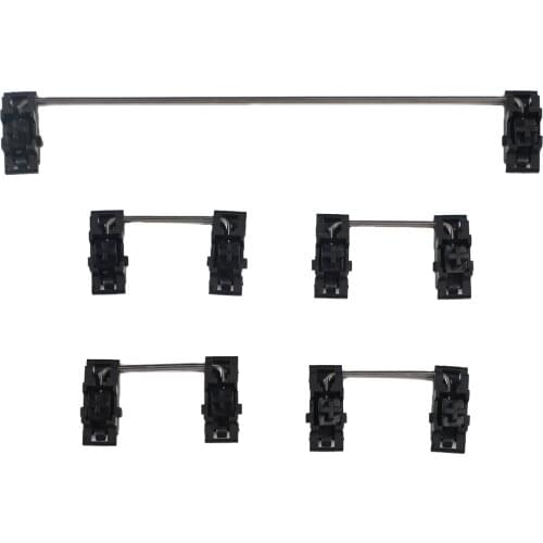 DIY Plate Mounted Black Cherry OEM Stabilizers Clear Satellite Axis 7u 6.25u 2u 6u For Mechanical Keyboard Modifier Keys