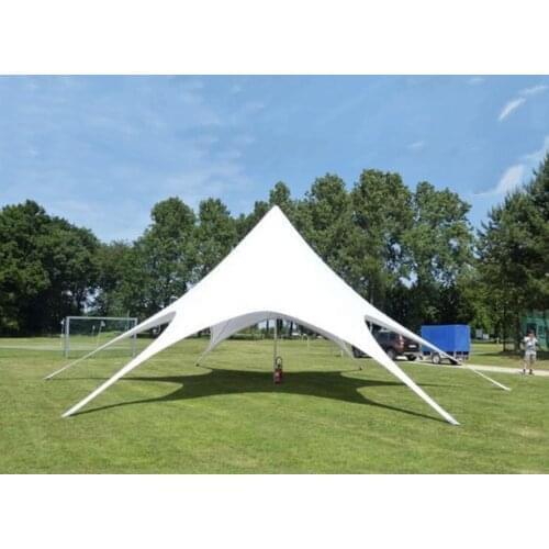 12m Star Tent in Single Peak PVC Material for Trade Show Outdoor Fair Exhibition Party Wedding Display Event Tents Sun Shelter