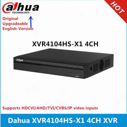 Dahua XVR4104HS-X1 4 Channel Penta-brid 720P Compact 1U Digital Video Recorder Supports HDCVI/AHD/TVI/CVBS/IP video inputs
