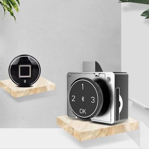 Smart Fingerprint Lock Drawer Lock Wardrobe Cabinet Lock Electronic Lock Keyless Mini Drawer Strongbox Mailbox Lock