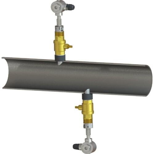 TC-1 plug-in ultrasonic flow sensor transducer DN50~6000mm, -40~160℃, use with ultrasonic flowmeter TUF-2000M/TUF-2000B/TDS-100F