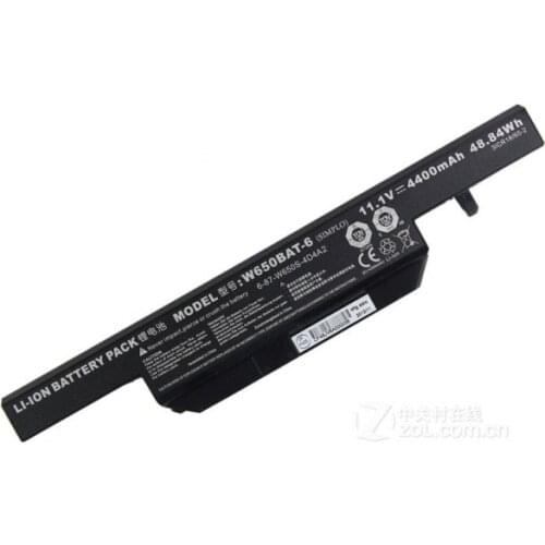 UGB genuine Replacement Clevo W650SH Series, W650SJ, 6-87-W650S-4E7, W650BAT-6 battery