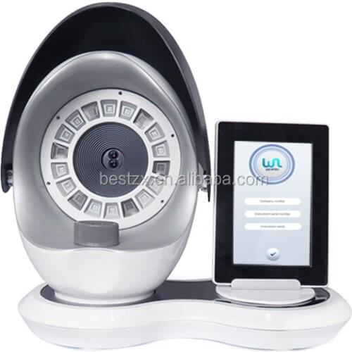 Smart portable uv light skin analyzer camera mini skin moisture analyzer wifi touchscreen analysis