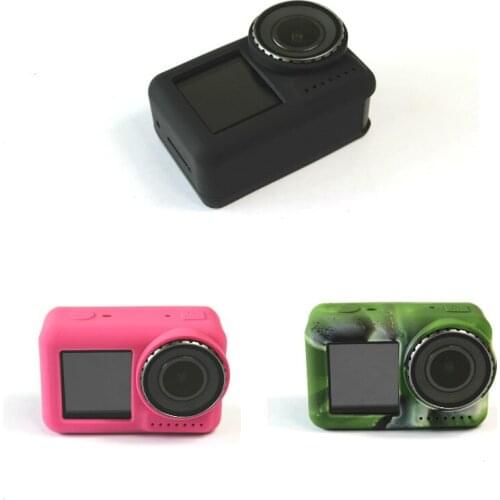 For Dajiang Lingbi Osmo Action Protective Cover Sports Camera Silicone Anti-fall Protective Shell