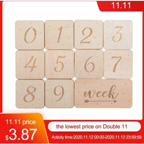 1set Baby Milestone Cards Photography Square Shape Newborn Milestone Cards Memorial Monthly Photography Props Commemorative Toy