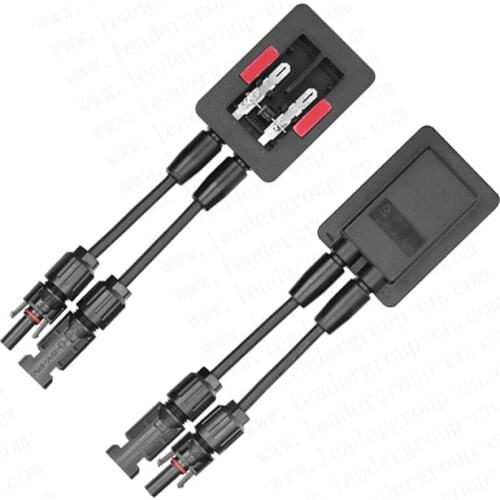 10 pcs 2Rails Junction Box 2 way Soldering PV Junction Boxes