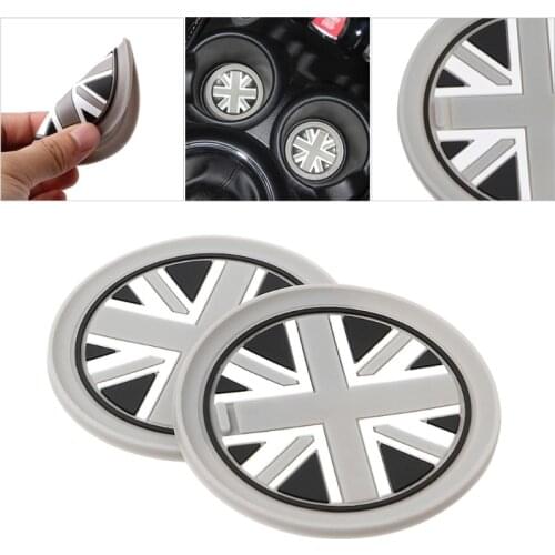 7.7mm Silica Gel Car Cup Anti-slip Pad Mat For BMW Mini Cooper- 2011 2012 2013 R55 R56
