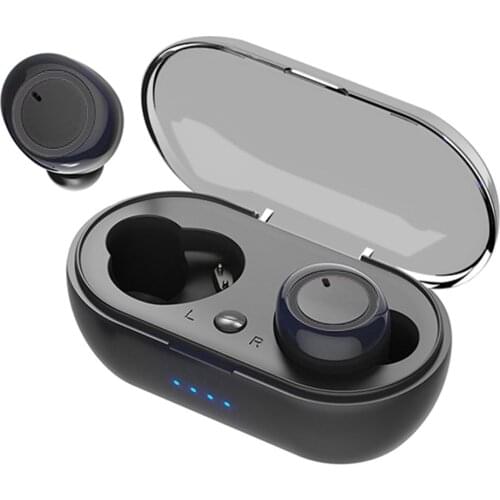 Wireless Headset Bluetooth Earphone With Microphone Bilateral Stereo In-ear Sports Headphone With Charging Case