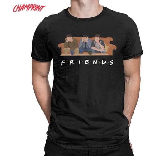 Hipster Friends Chandler Bing T-Shirts for Men Round Collar 100% Cotton T Shirt TV show Short Sleeve Tees 4XL 5XL 6XL Clothing