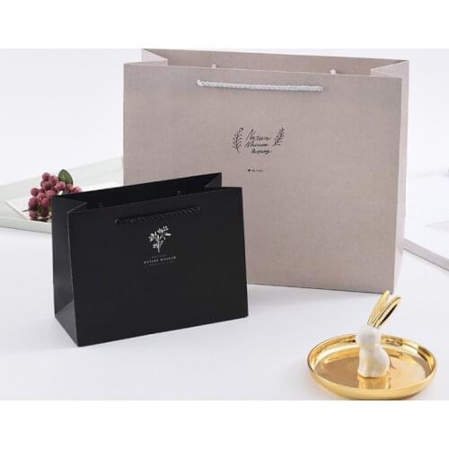 Fast delivery Custom wholesale paper bag printing logo shopping gift bag for jewelry packaging --XP2288