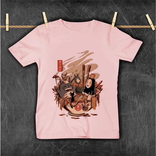 Kawaii Totoro T Shirt Kids Funny Japanese Cartoon Spirited Away Children Clothes Studio Ghibli Anime Graphic Tees Boys/girls Top