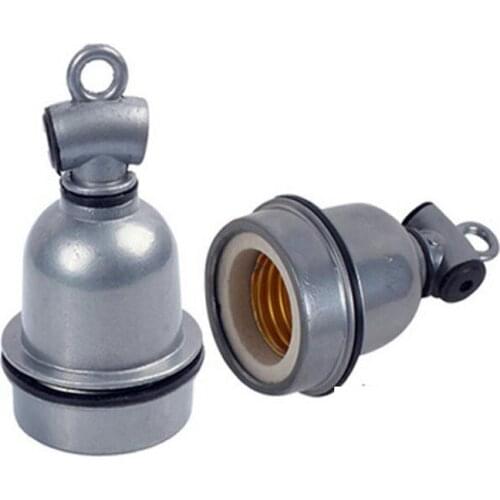 E27 Lampholder Thermal Insulation Ceramic Lamp Holder Porcelain Waterproof Thermostability Piggery Keep Warm Lamp Base 20pcs