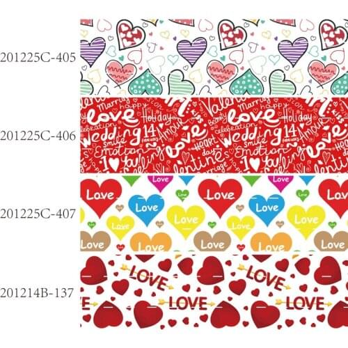 FLRARIBBONS 22mm 38mm 75mm valentine ribbon
