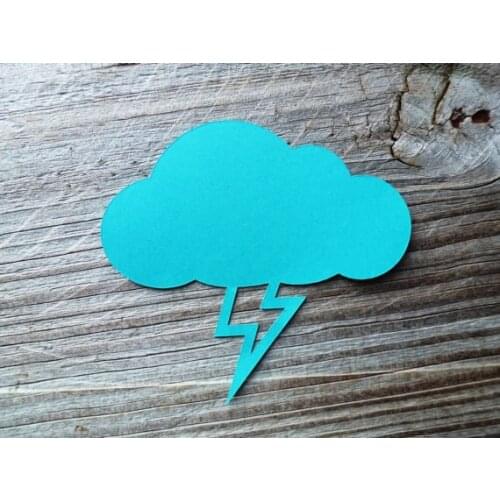 Lightning Bolt in Rain Cloud favor tags wedding wish tree present tag BABY SHOWER Birthday Blank Cards lable