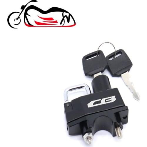 Motorcycle Accessories Anti-theft Helmet Lock Security For HONDA CB 600F/CB900F/CB 1000R/CB1100/CB 1300/CB400SF