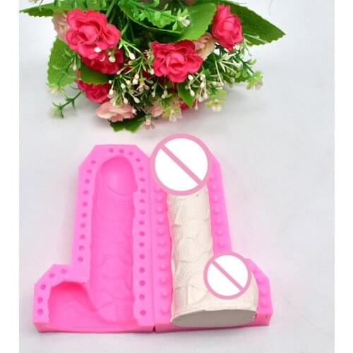 Male Sexy Penis Shape Silicone Soap Molds Form For Chocolate Resin Gypsum Ice Candle Birthday Party Cake Decoration Dick Adult