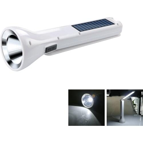 LED Table Desk Light Portable 2In1 Multifunction Foldable Solar flashlight Suitable for reading and camping