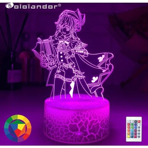 Newest Japanese 3d Lamps Anime Figure Nightlight Kids Child Girls Bedroom Decor Lights Manga Gifts Night Light Lamp AYG02-NN-925