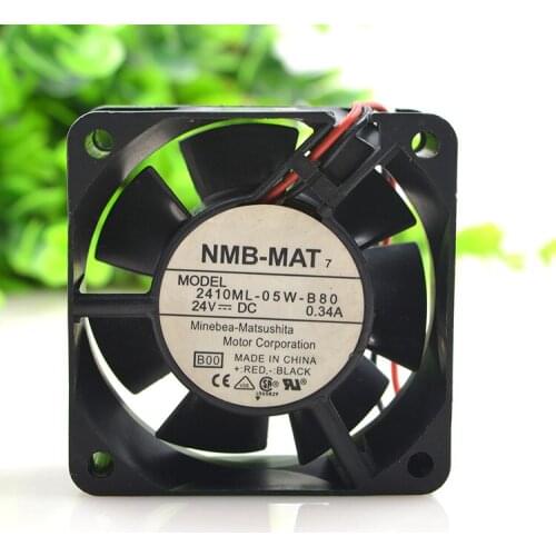 New original 2410ML-05W-B80 24V 0.34A 6CM 6025 inverter cooling fan