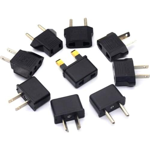 Black White 6A 125V/250V Mini portable US UK EU AU German French Swiss Italy Japan Korea travel adaptor plug socket convertor