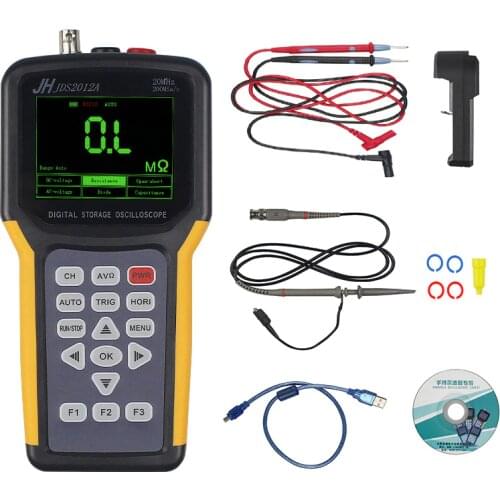 JDS2012A Handheld Oscilloscope 1 Channels 20MHz oscilloscope with 4000 multimeter JDS2012A Oscilloscope on sale