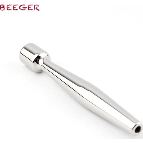 BEEGER Pinhead Penis Plug, Solid Metal Urethral Sound