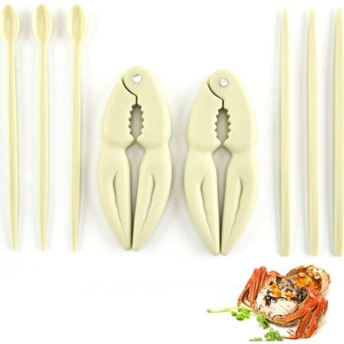 Professional Seafood Tool Plastic Spoon Crab Lobster Cracker Shell Opener Kitchen Accessories Prawn Peeler Portable Seafood Tool