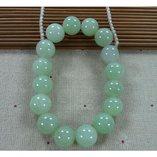 Certified Natural A Light Icy Green JADE JADEITE Bead Beads Bangle Bracelet
