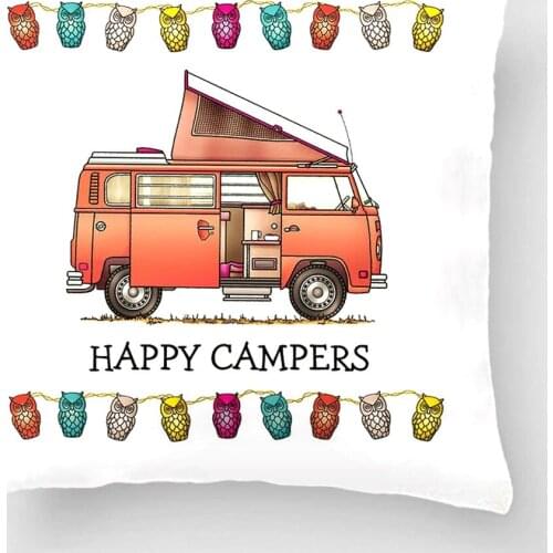Campmobile Camper Van Pillow Wedding Decorative Cushion Cover Pillow Case Customize Gift By Lvsure For Car Sofa Seat Pillowcase