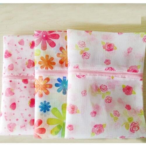 High Quality New Pattern Clothes Bra Underwear Socks Shirts Zipper Washing Laundry Bag Mesh Protect Mesh Small Bag Drop Ship