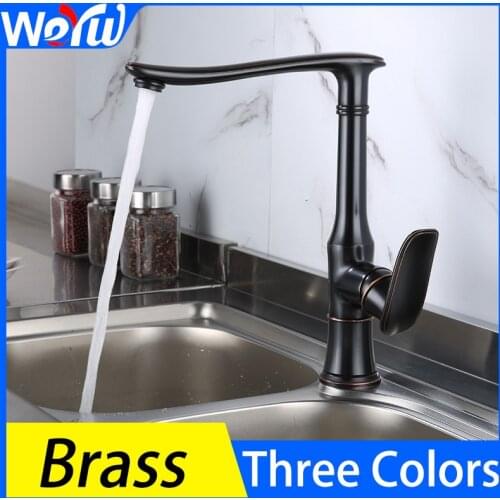 WEYUU Black Kitchen Faucets
