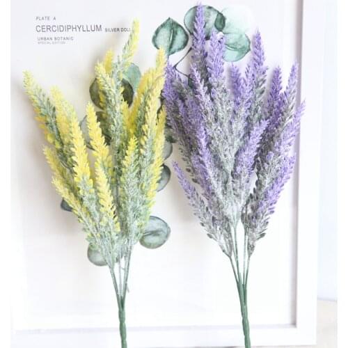 Zerolife 1Pc Artificial Flowers Decorations For Wedding Lavender Green Purple White Fake Flower Party Home Birthday Decorations