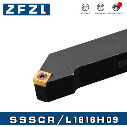 1pcs SSSCR Lathe Tool Holder SSSCR1616H09 SSSCL1616H09 CNC Lathe Arbor Machining Cutter External Holders SSSCR1616 Lathe Tools