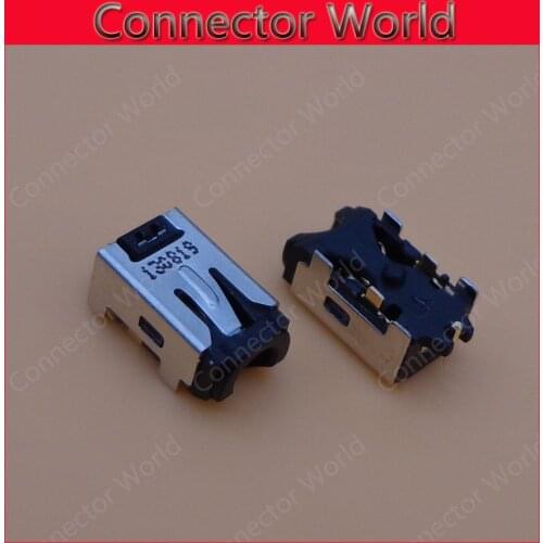 10-100pcs/lot MINI DC Power Jack socket Connector for ASUS Ultrabook power connector Netbook DC jack 7pin 2.5*0.7