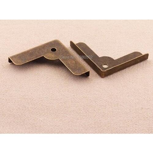10pcs/lot 40*40*57mm Antique Bronze Color Metal Scrapbooking Notebook Corner Protectors