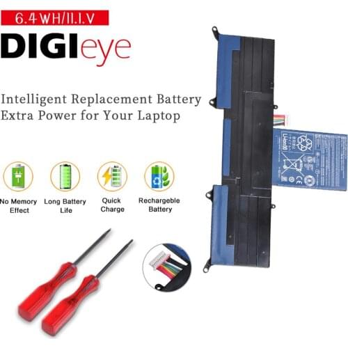 11.1V 3280mAh Laptop AP11D3F S3 Battery for Acer Aspire S3 S3-951 S3-391 MS2346 AP11D3F AP11D4F 3ICP5/65/88 3ICP5/67/90