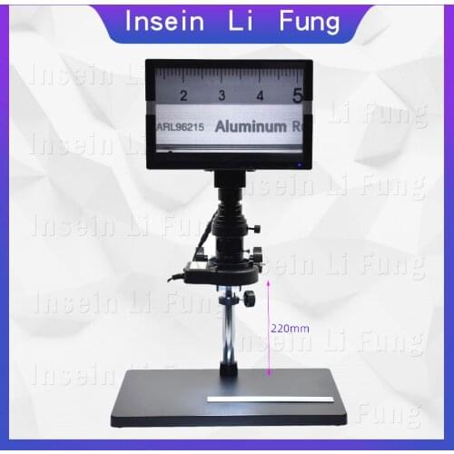 38MP HDMI USB 10.1-inch IPS Monitor Integrated Video Microscope Industrial Inspection Magnifier Glass Mobile Phone Repair Tool