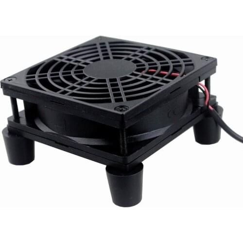 Gdstime 20 Pcs TV Box Wireless Router Cooling Fan 5V USB 80mm*80*mm*25mm Brushless EC Fan