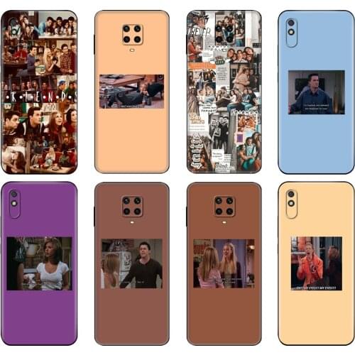 Black tpu Case For Xiaomi Redmi 7A 8 8A 9 9A 9C Case Redmi Note 8T 8 Pro T Note 9 9S 9 Pro Case Friends tv show Luxury Unique