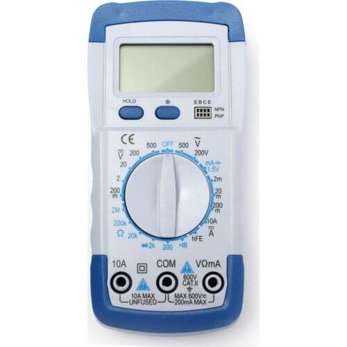 Digital Multimeter Avometer Volt Ohm Amp Current Test With LCD Display DC AC Voltage Diode Freguency Multitester Volt Tester