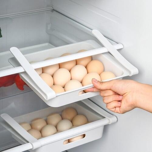 Functional Fresh-keeping Drawer Type Refrigerator Egg Storage Box Tray Carton Drawer Type Refrigerator Egg Storage Box Tray Cart