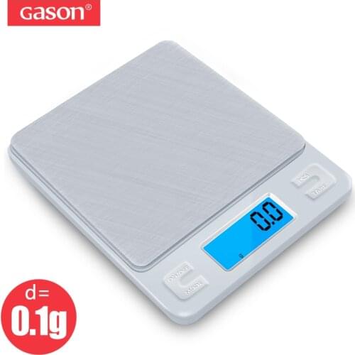 GASON Z1 Digital Kitchen Scale Mini Pocket Stainless Steel Precision Jewelry Electronic Balance Weight Gold Grams 3000gx0.1g