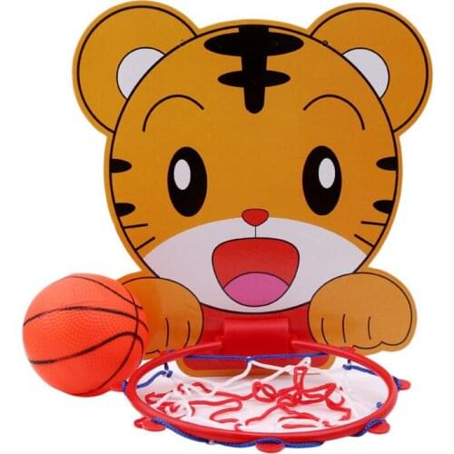 Indoor Adjustable Hanging Basketball Club Hoop Portable Mini Basketball Box With Ball Children Game